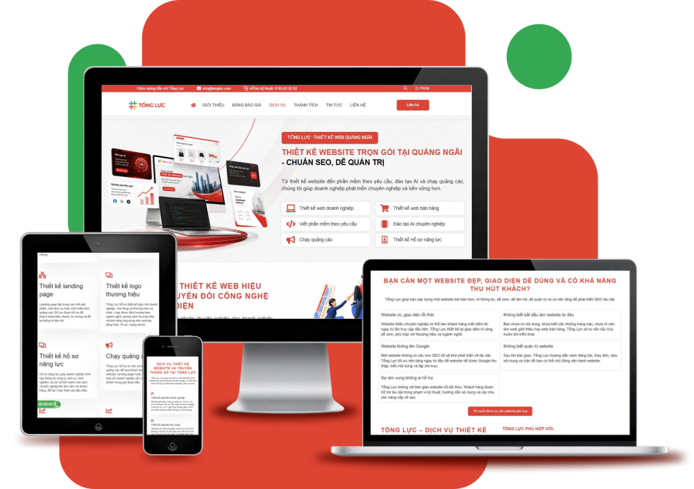 Thiết kế website Quảng Ngãi